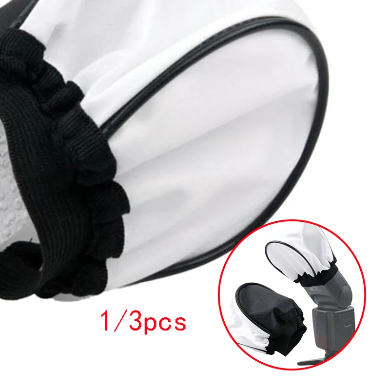 1/3Pcs Universal Softbox Diffuser for DSLR Cameras – Mini Portable Flash Light Soft Box