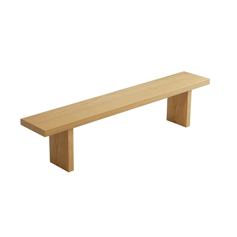 Modern simple home solid wood bench