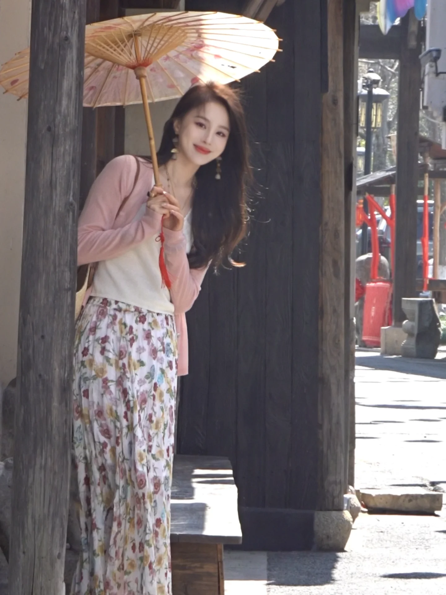 

Юбка A-силуэта Evening Garden Iris для весны и лета, с расклешенным подолом, средней посадкой на талии, для города, повседневная, для свиданий, из полиэстера