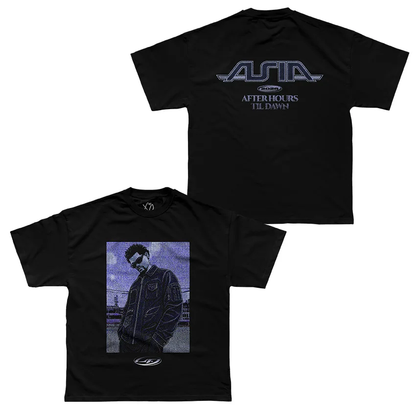 AHTD Asia Tour Pixel Printed Short Sleeve T-shirt for Men and Women, Supporting Clothing, Fashionable Dressing Manufacturer