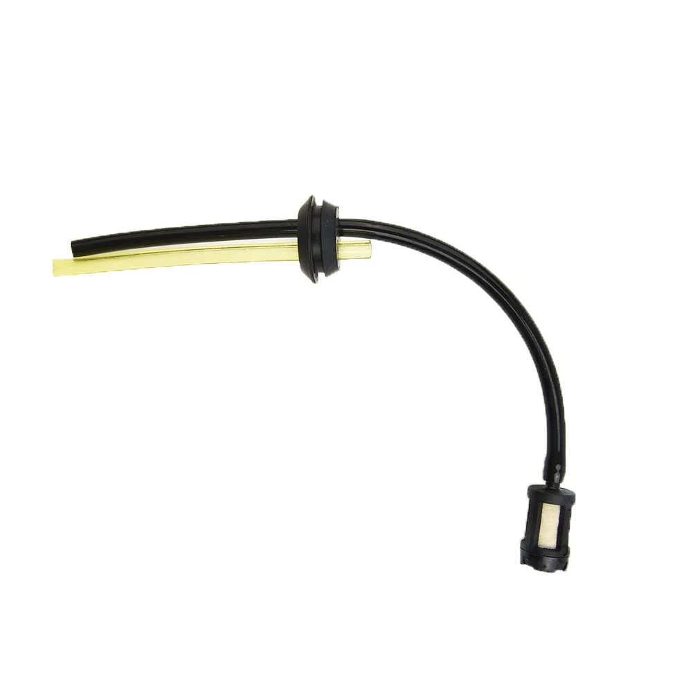 Replacement Trimmer Brush Cutter Fuel Hose with Integrated Tank Filter for Lawn Mower and Small Engine Equipment