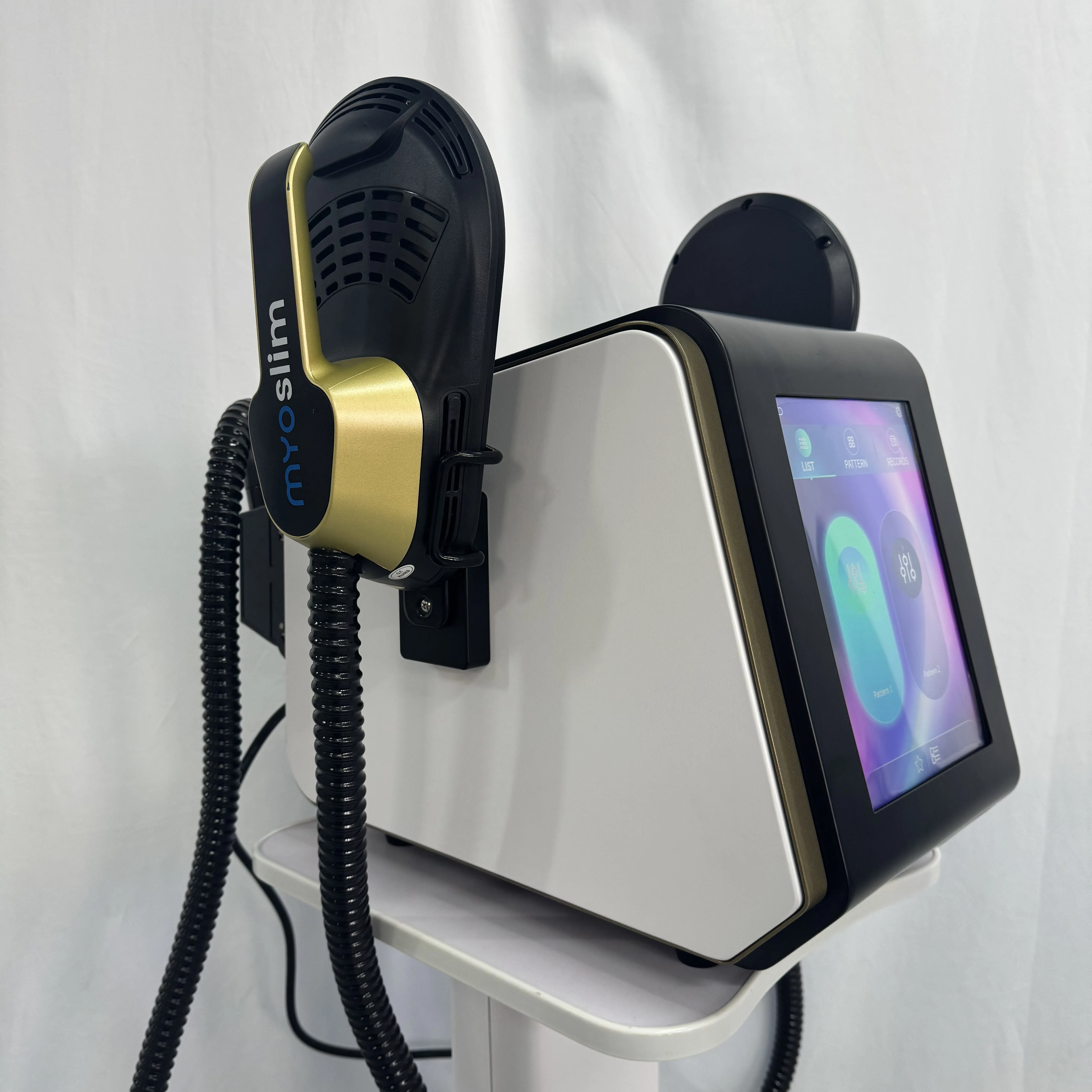 

MYOSLIM EMS NEO 6500 Вт 15T 200 Гц RF машина Hi-EMT для моделирования тела сжигание жира EMS оборудование для красоты для похудения 2 ручки