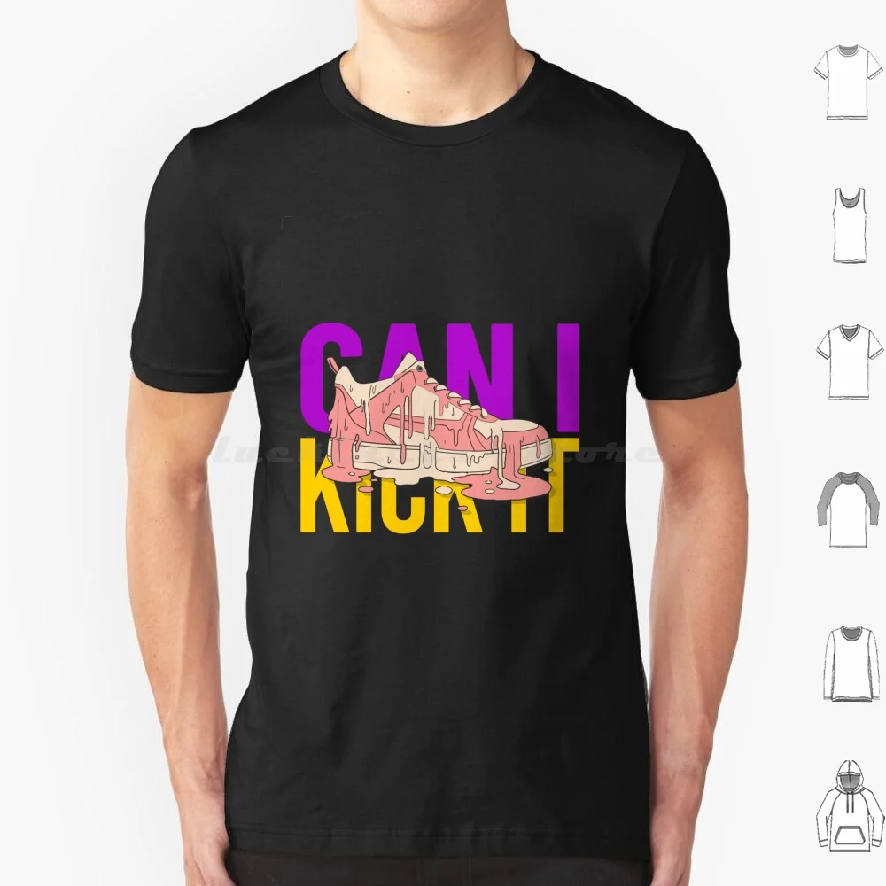 Can I Kick It ? Retro Sneakerhead Delight-Colorful Hip-Hop Illustration T Shirt Big Size 100% Cotton Can I Kick It Q Tip A