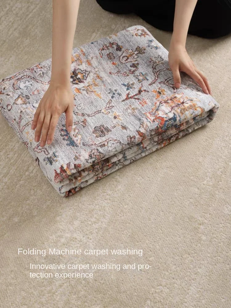 

VIKAMATurkish imported living room carpet sofa, luxurious modern coffee table, vintage bedroom floor mat, bedside blanket