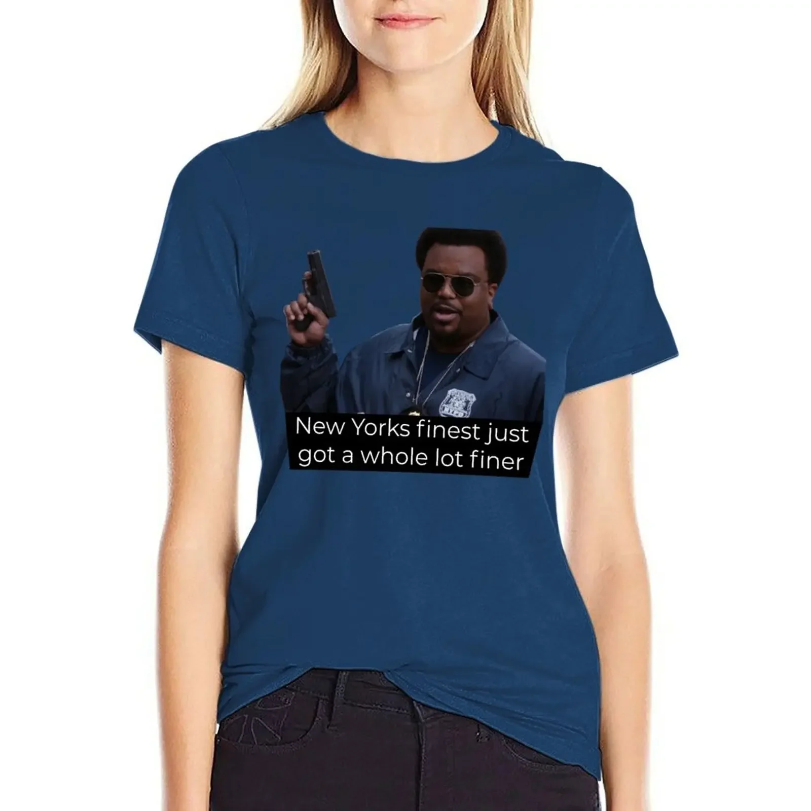 

Brooklyn 99 - New Yorks Finest - Doug Judy T-shirt plus size tops hippie clothes rock and roll t shirts for Women