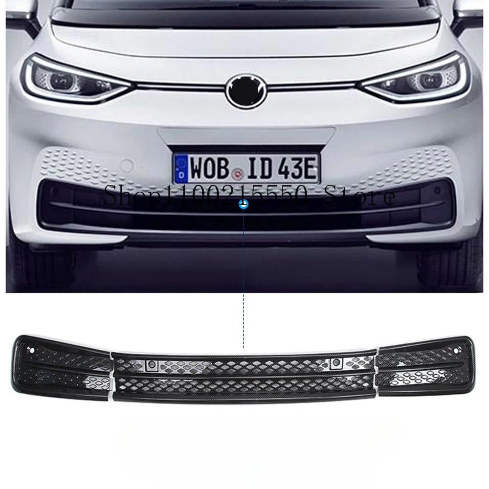 For VW ID3 Below Grille ABS Insect Control Front Body Refit Styling Kit Car Accessories 2021 2022 2023