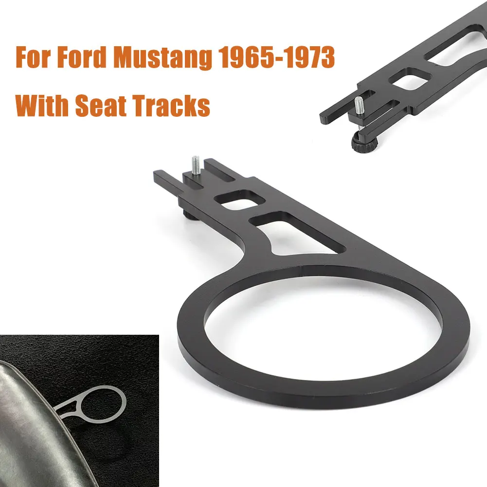 Black Car Seat Cup Holder For Ford Mustang 1965-1973 With Seat Tracks 3 1/4