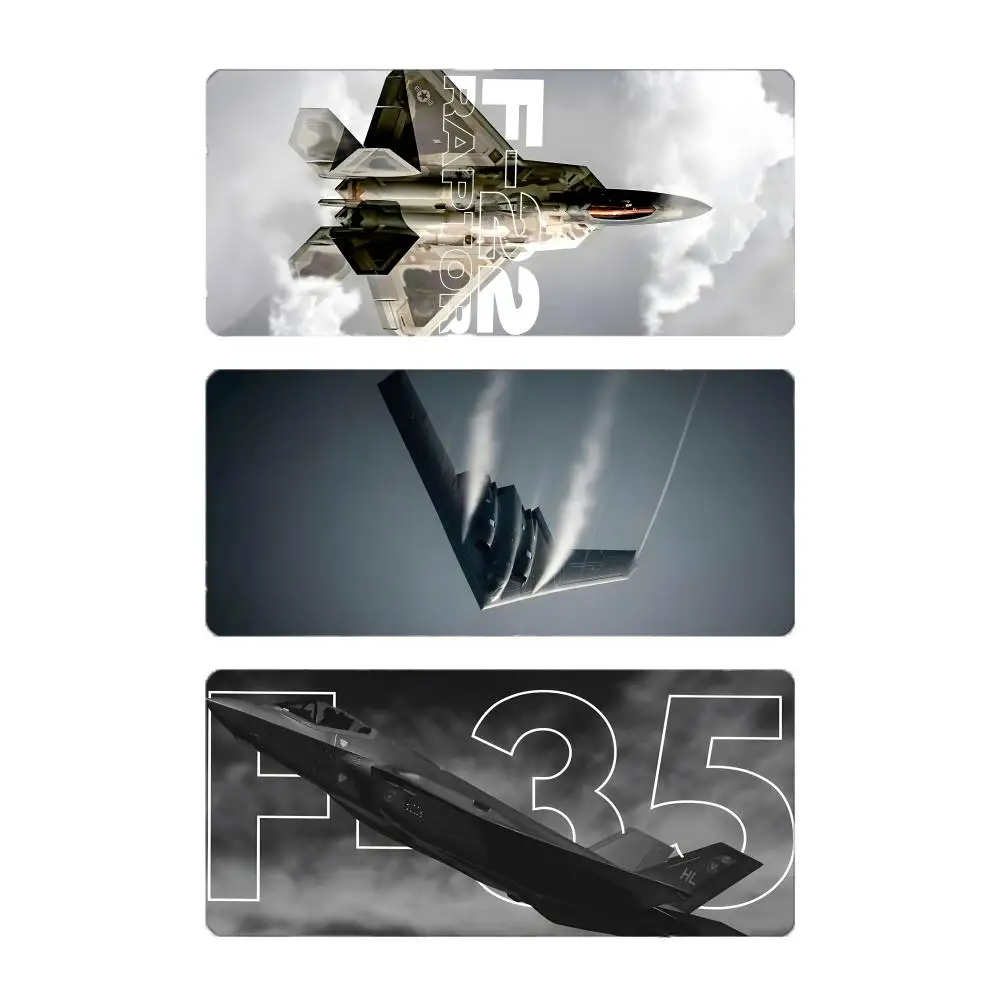 equipment powerful F-Fighter Jet Mouse Pad Mousepad Large Gaming LockEdge Thickened PC Table Desk Mat