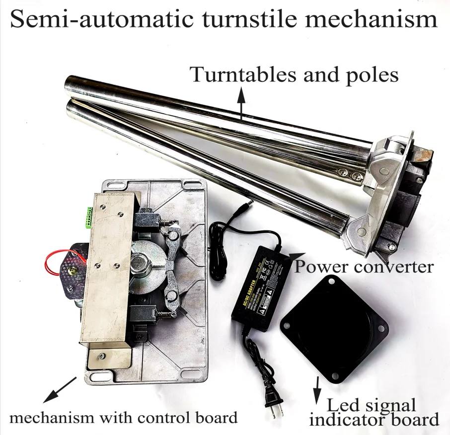 Bi Direction Semi Automatic Tripod Turnstile Mechanism for Vertical and bridge Turnstile Gate Barrier
