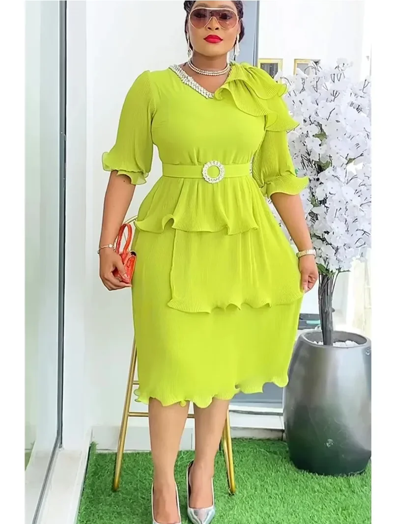 

Африканские платья для женщин, большие размеры, африканская одежда, Дашики, Анкара, турецкое платье, элегантное мусульманское длинное платье для свадебной вечеринки