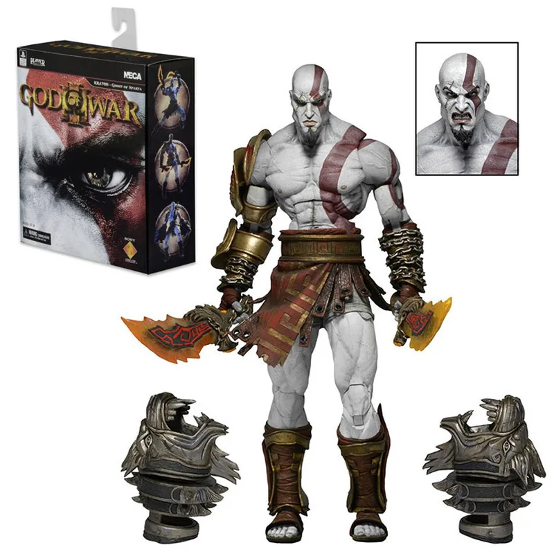 

Neca God Of War 3 Ultimate Kratos Ghost Of Sparta Deluxe Boxed Collectible Action Figure Model For Adult Collection Decor