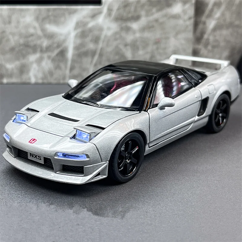 

1:32 Acura NSX Alloy Sports Car Diecasts & Toy Vehicles Metal Car Model Simulation Sound and Light Collection Childrens Toy Gift