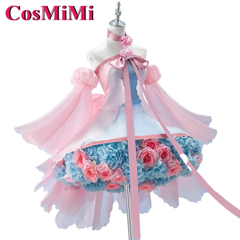 

CosMiMi Anime Cardcaptor Sakura Kinomoto Sakura Cosplay Costumes Love Of Roses Sweet Elegant Dress Halloween Role Play Clothing
