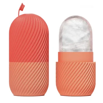 Silicone Ice Roller for Face Reusable Reducing Swelling Ice Mold Beauty Tool Ice Cube…