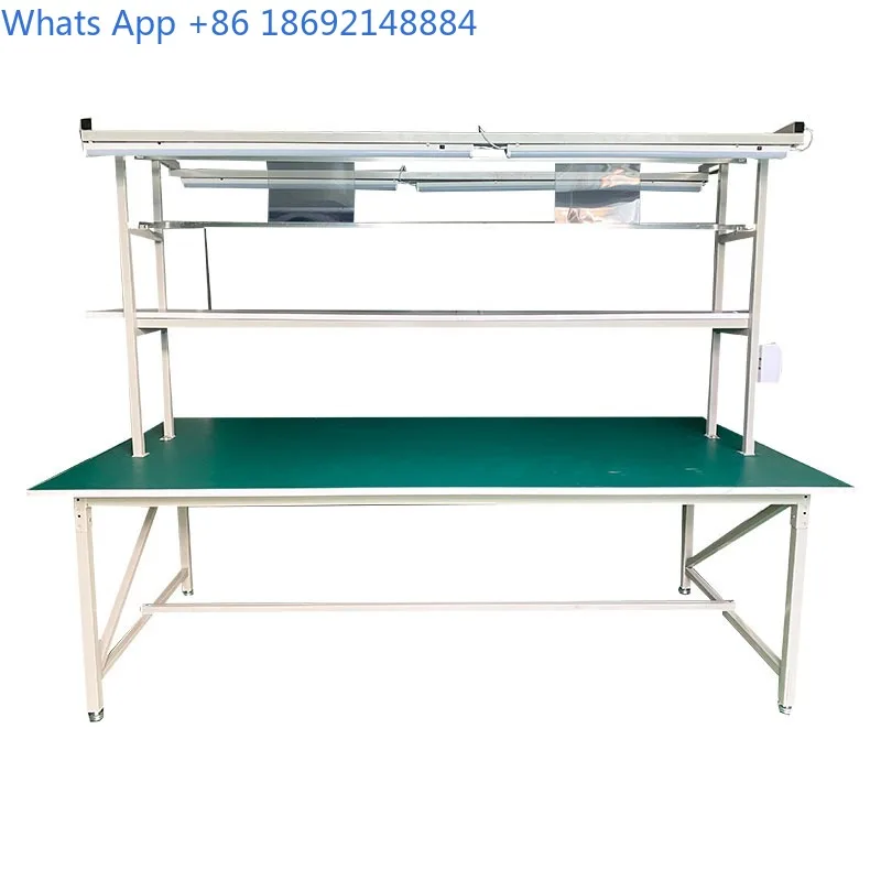 Anti-static Workbench Workshop Assembly Line Single and Double-sided Operation Table Maintenance Packing Table