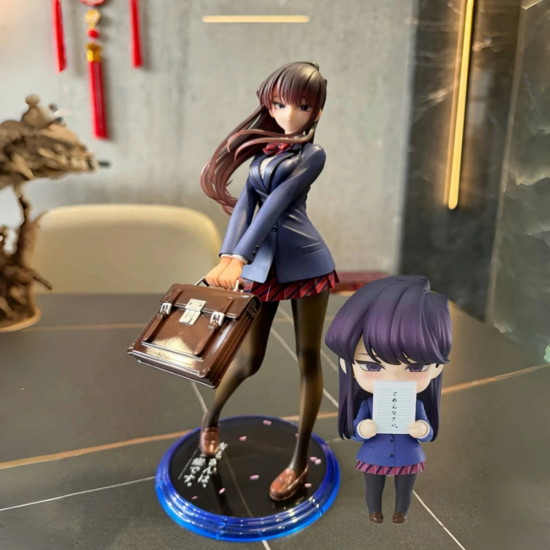 

Anime 1853# Komi Shouko Figurine "Komi Can't Communicate" Shouko Komi Action Figures Q-version PVC Collection Ornament Doll Toys