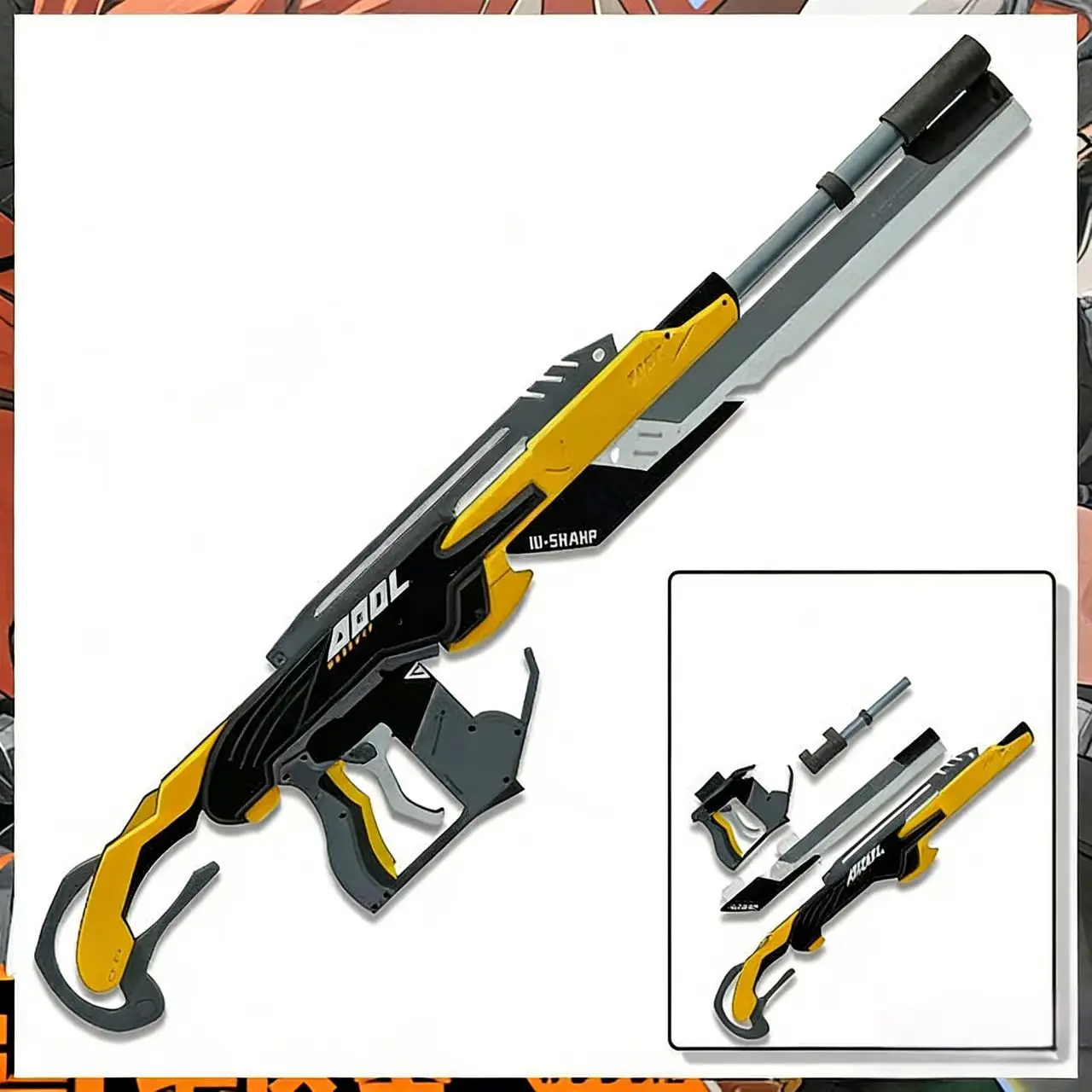 Game Zzz Zenless Zone Zero Trigger Cosplay Gun Model Props Halloween Christmas Party Anime Two-Dimensional Role-Playing Accessor