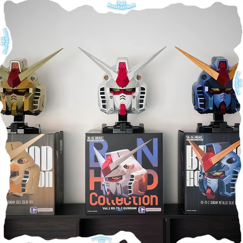 

RX-78 BN Head Collection Action Figure Wearable Robot Helmet Model Kit With Display Base Collectible Model Cosplay Prop Gifts
