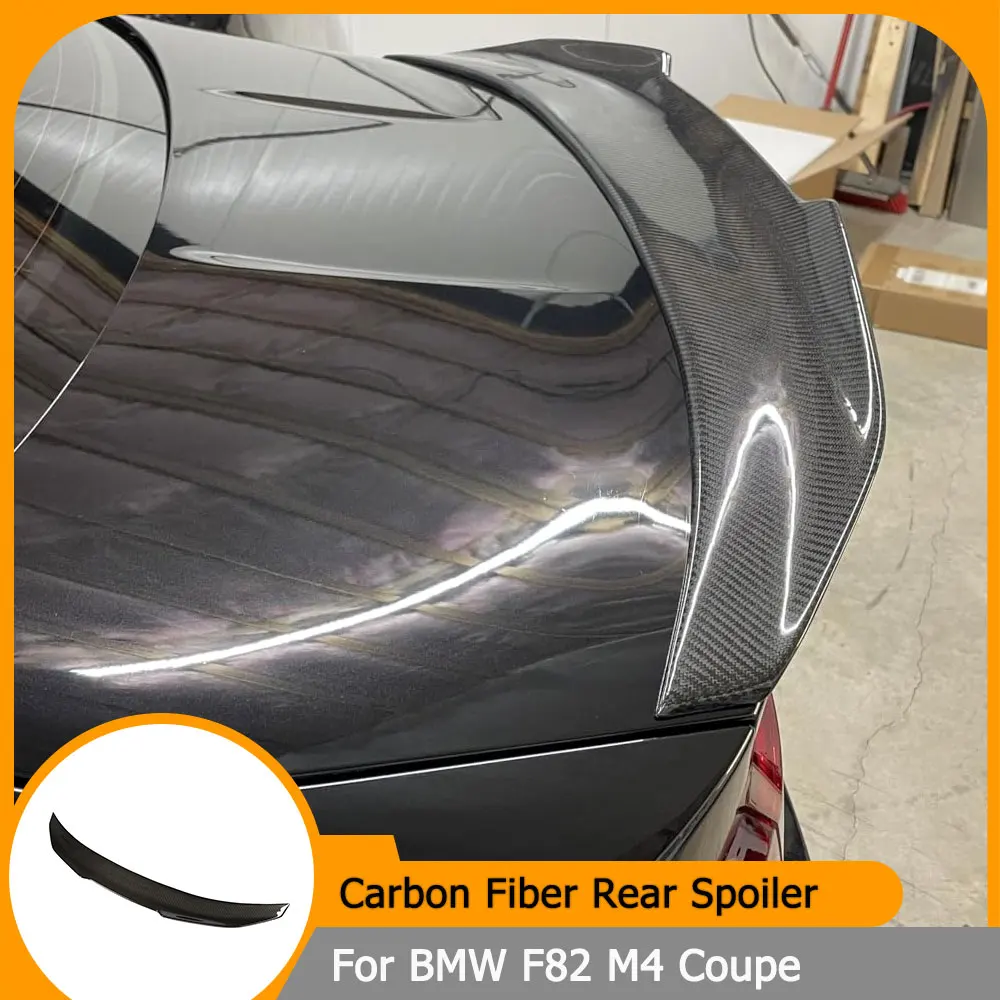 

Карбоновый задний спойлер-антикрыло для BMW 4 серии F82 M4 Coupe 2-дверный 2014-2019, накладка на багажник HighKick