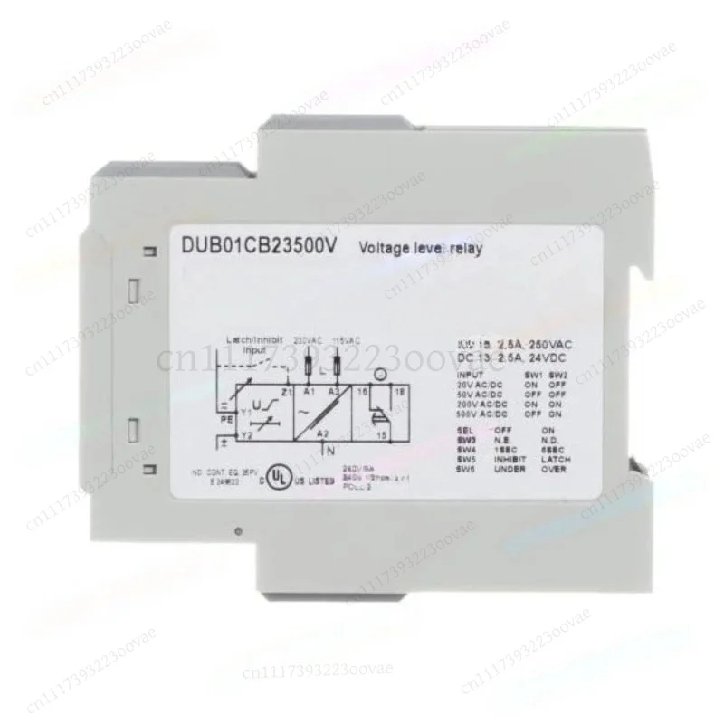 DUB01CB235 500V AC/DC Voltage Protector Relay Module Over Under Voltage Fault Latch Protection Auto Cut Off Power Supply