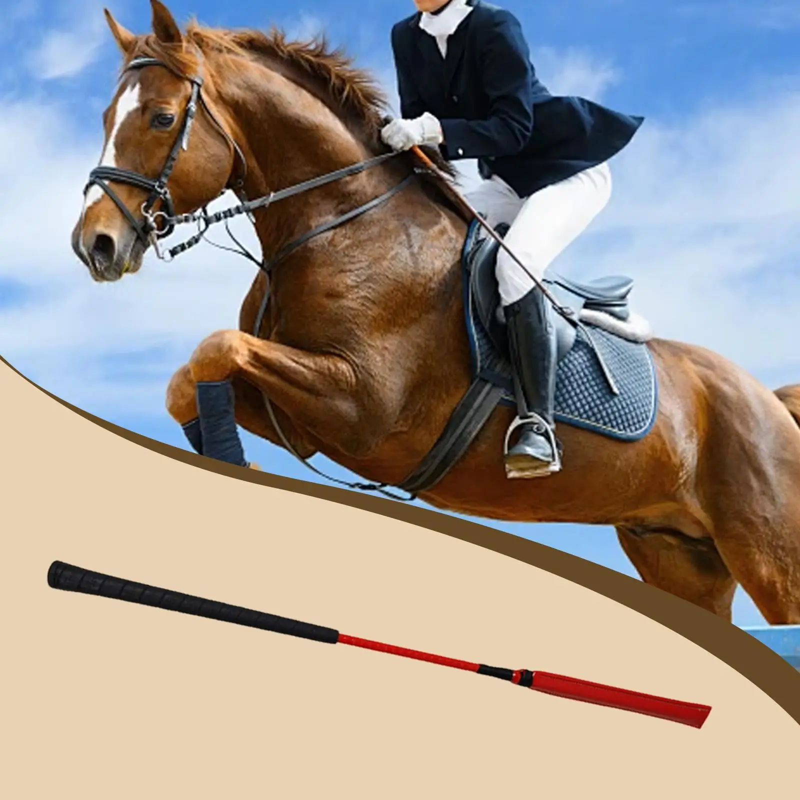 

Кнут для верховой езды из полиуретана с эргономичной ручкой, короткий, для профессиональной тренировки лошадей и занятий спортом на открытом воздухе