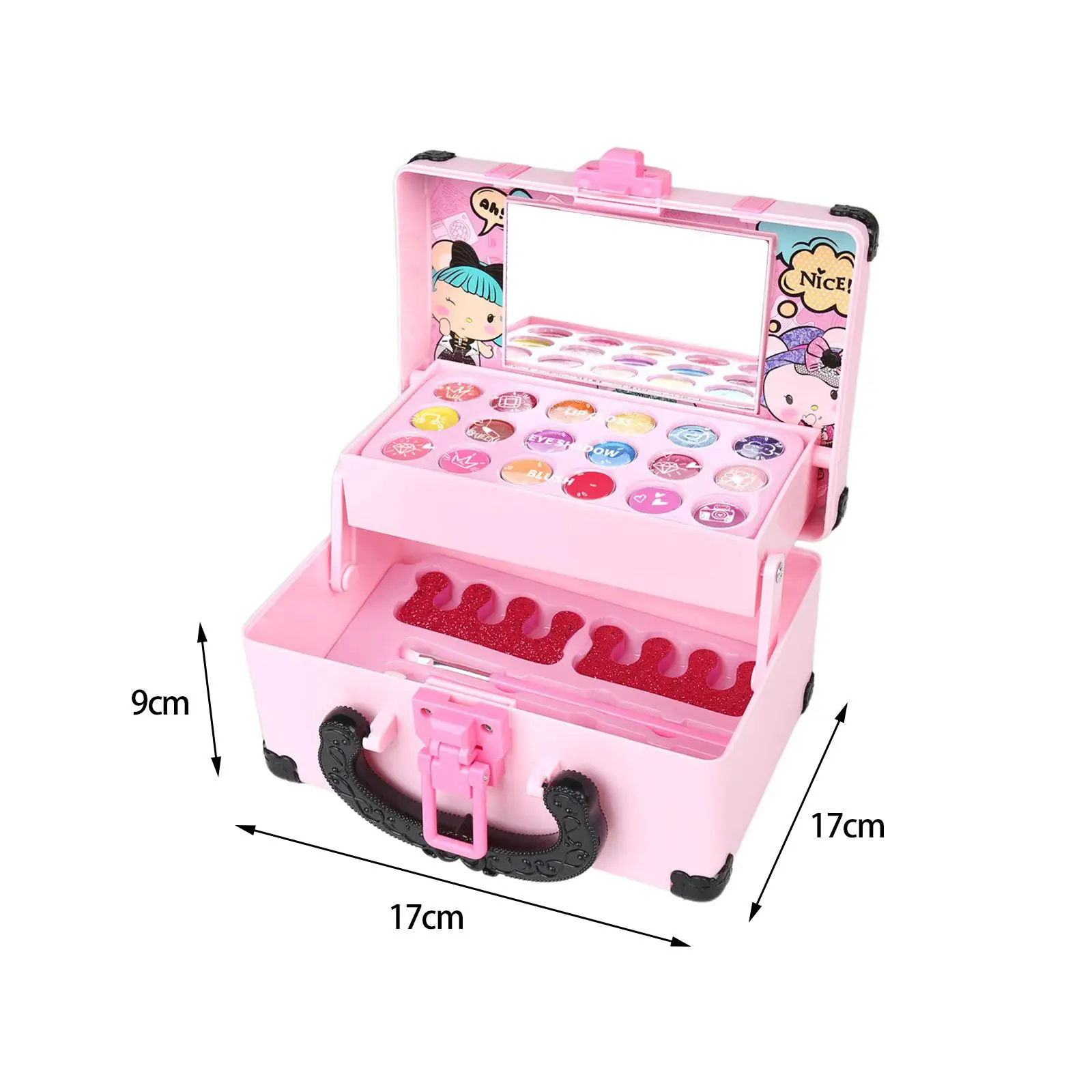 Pretend Makeup Set Playset Kids Makeup Set for Girls Children Birthday Gifts