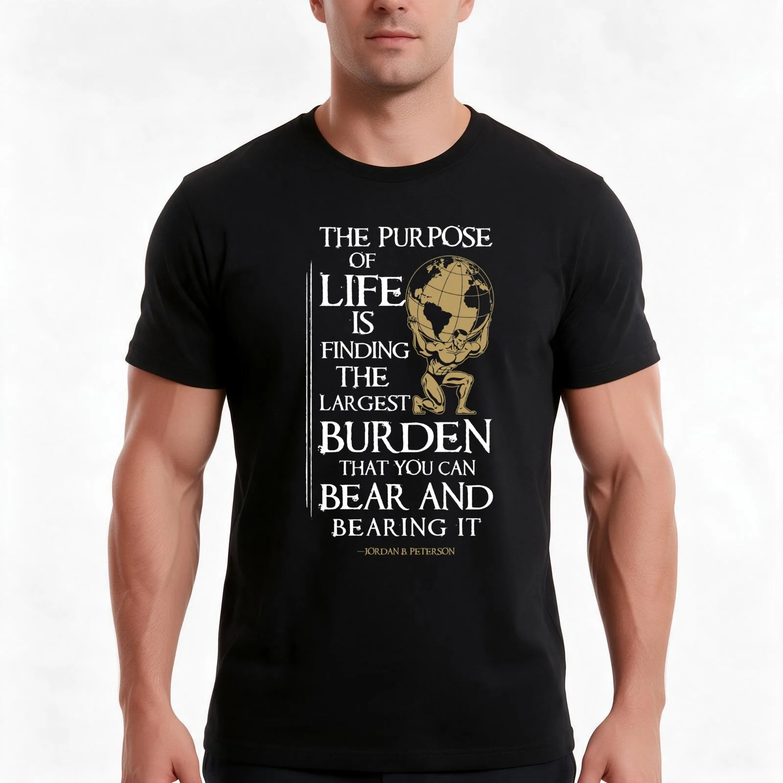 Find your Burden T-Shirt, Summer Casual Cotton Tee, Oversized Streetwear Tops, Vintage Graphic Print, Loose Fit Short Sleeve