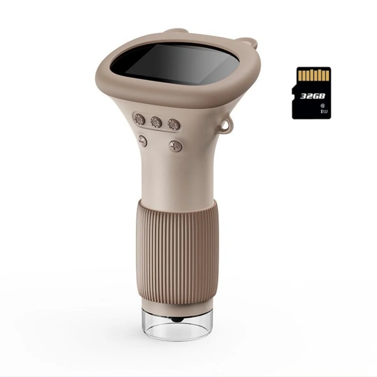 Microscope Numérique Portable HUTACT 1000x – 4K Écran LCD 2.0", 6 LED Réglables, Rechargeable Type-C, 32Go SD Incluse, Kit Lames, Cadeau STEM Enfants 8-12 Ans (Vert)