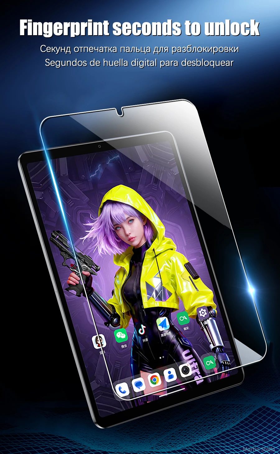 2 Stück gehärtetes Glas Displayschutzfolie für Alldocube iplay80 mini ultra pro iplay 80 mini pro ultra Film – Detail 8