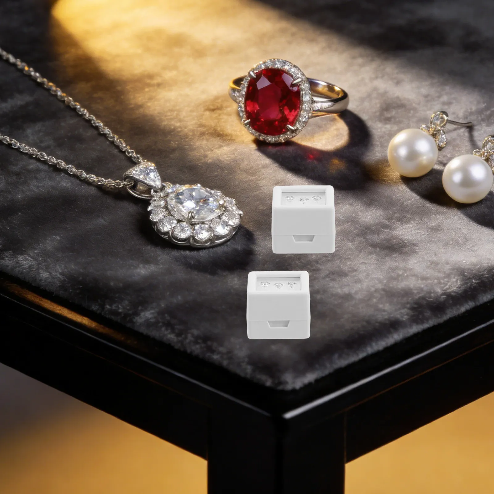 

Набор из 20 штук: маленькие прозрачные коробочки для ювелирных изделий с крышками, идеально подходят для хранения камней и образцов