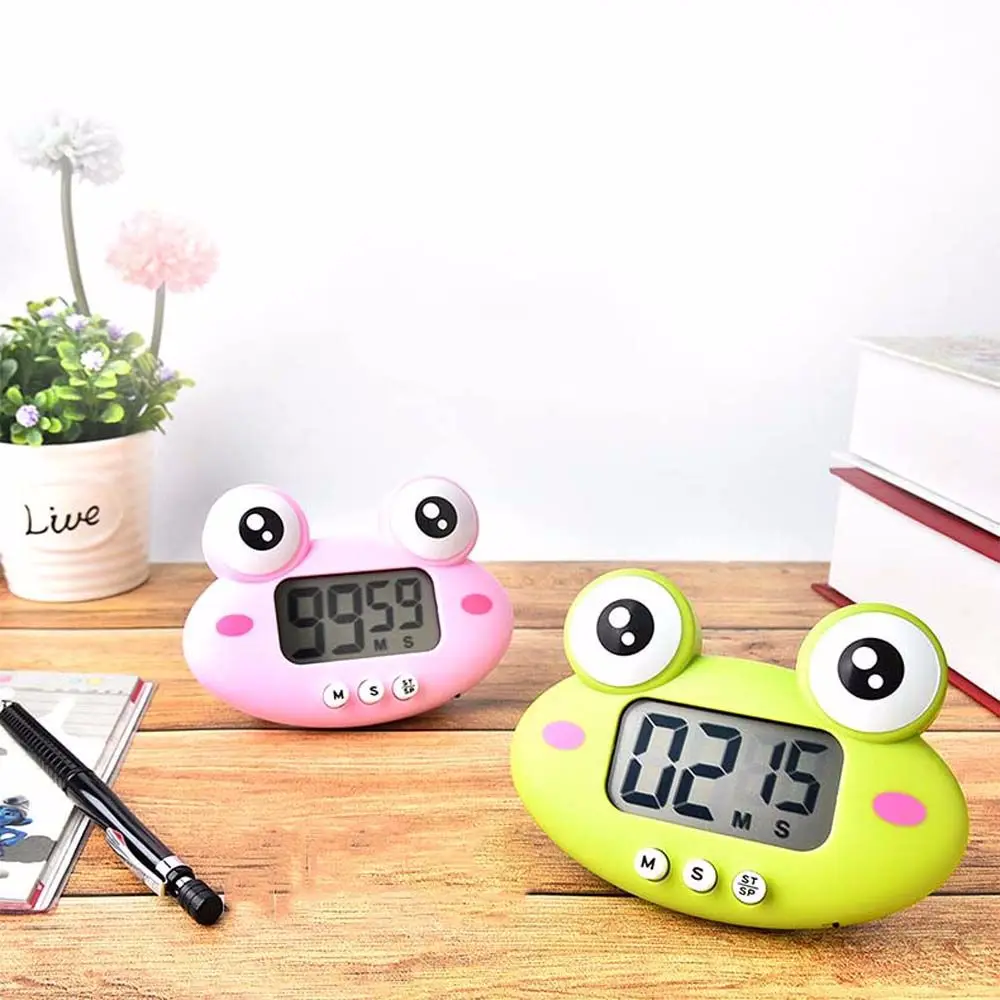 

Electronic Cute Study Chronograph Shower Countdown Kitchen Timer Time Reminder Cooking Tool Alarm Clock