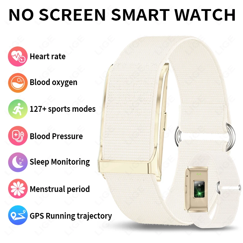 FOXBOX Hot Sales No Screen Smartband Heart Rate Sleep Health Tracking Waterproof Call Reminder Multifunction Smart Watch
