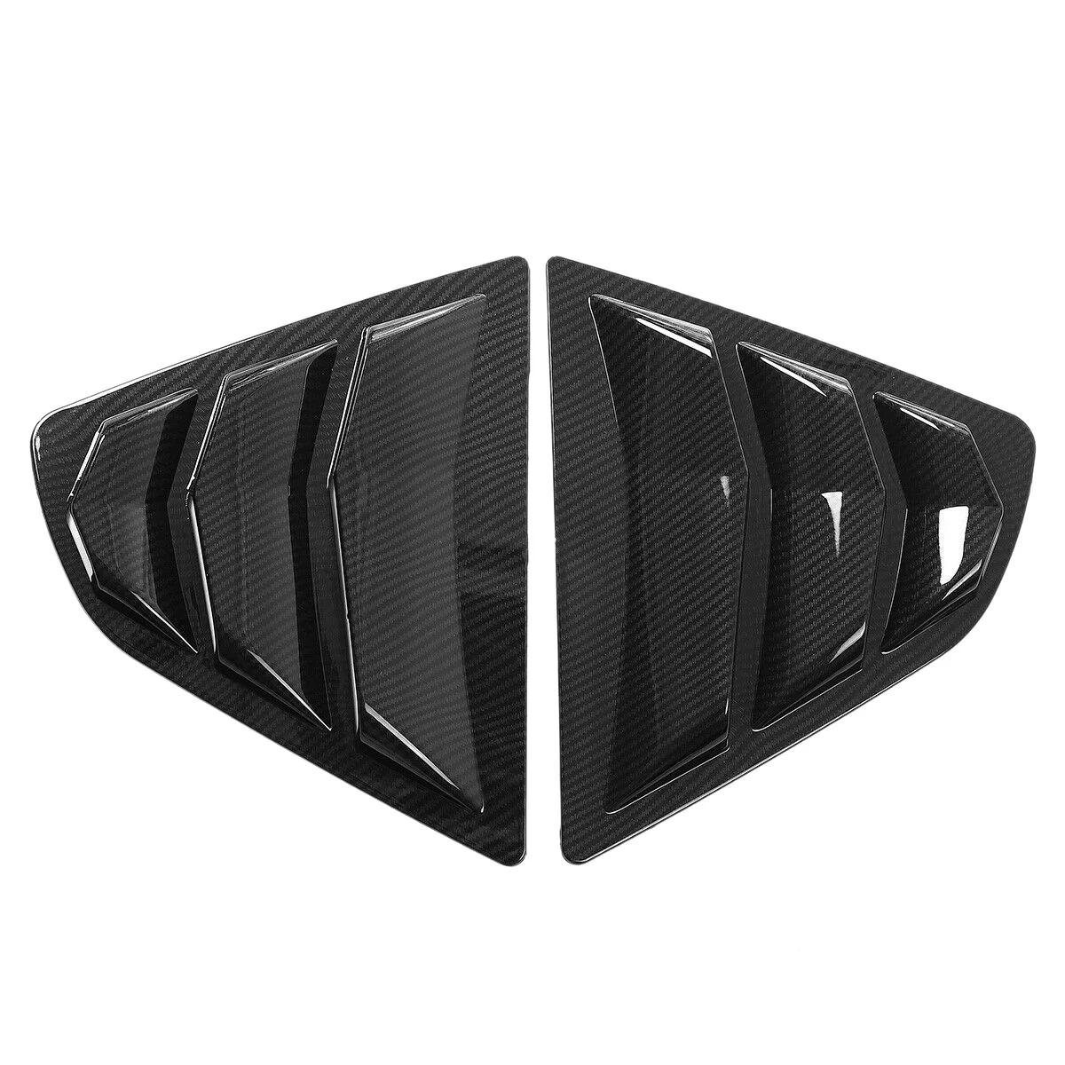 

Pair for Toyota Camry V70 2018 2019 2020 Window Scoop Louvers Cover Sun Shad Carbon Fiber