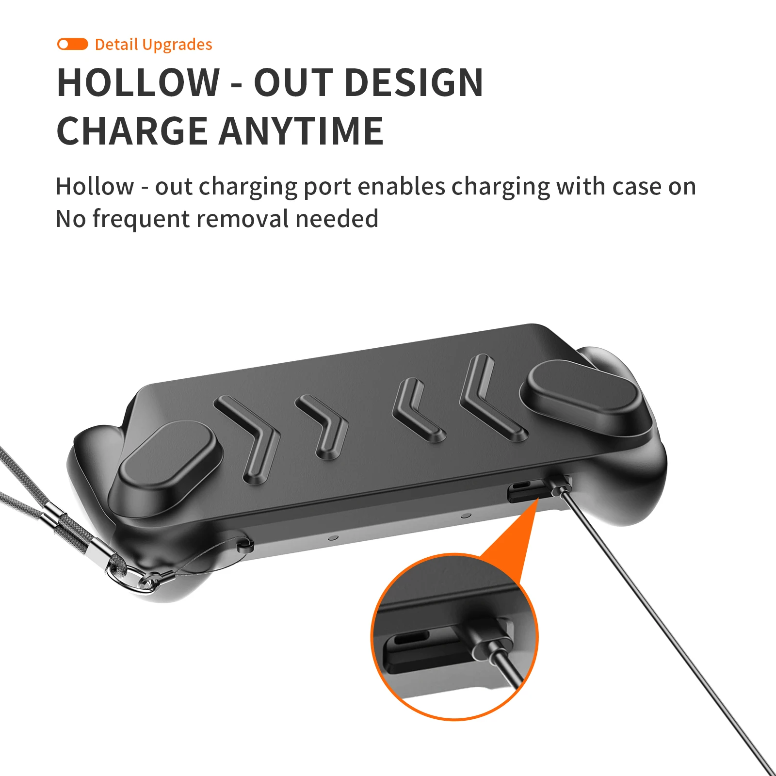 غطاء مقبض مريح لوحدة التحكم في الألعاب Rog Xbox Ally X، حافظة واقية من البولي يوريثان الحراري مع حامل ملحق حامل #4