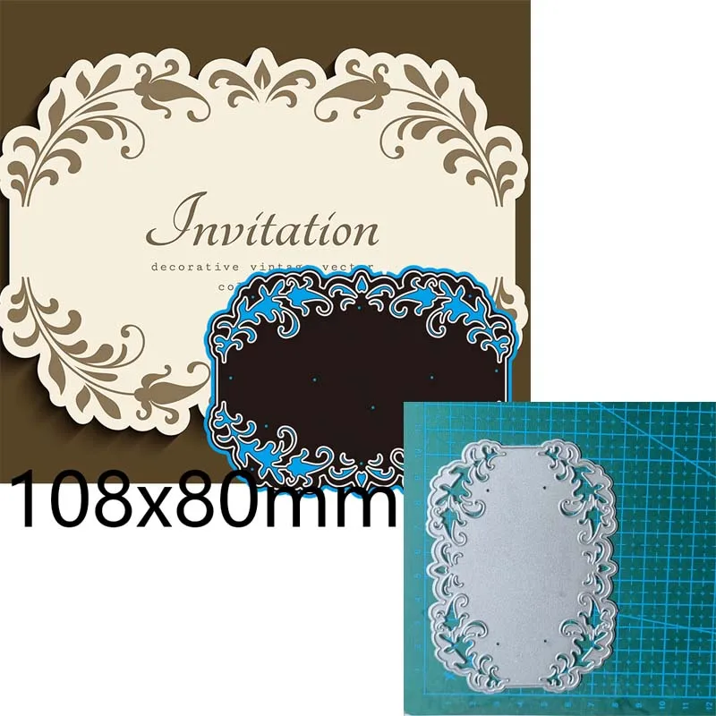 Framework Background Metal Cutting Dies for Scrapbooking