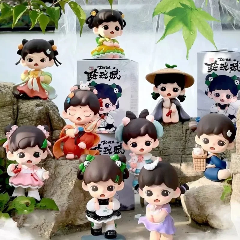 

Подлинная детская фигурка Zintendo 3, поколения Linglong серии Kawaii, фигурка в слепой коробке, куклы, игрушка в подарок, милые экшн-фигурки аниме, игрушки