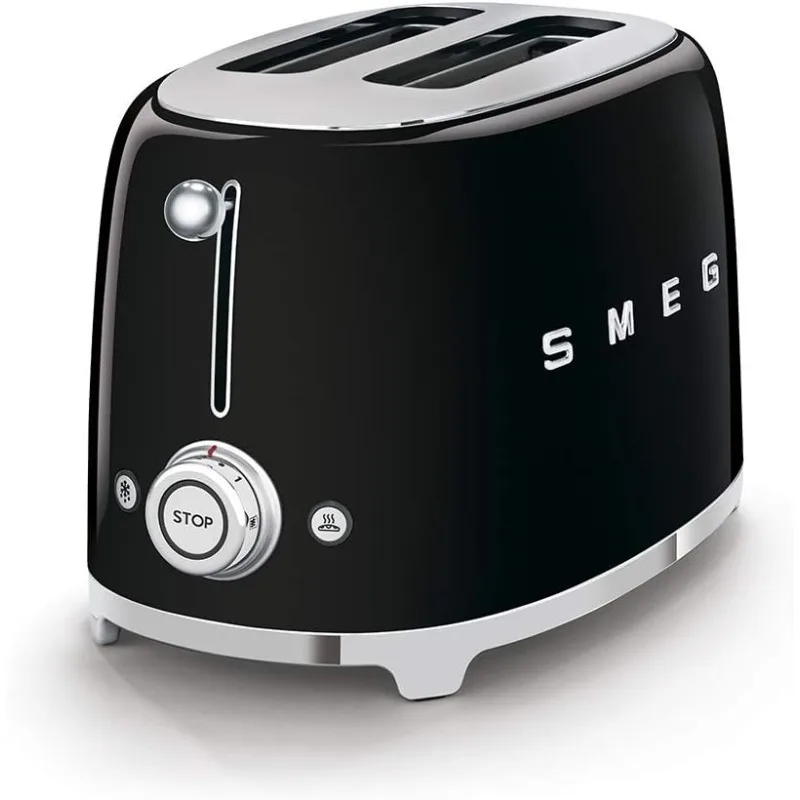 2-Slice Toaster for Kitchen and Dinner,with 6 Presets and Defrost Function and Removable Crumb Tray,Stainless Steel