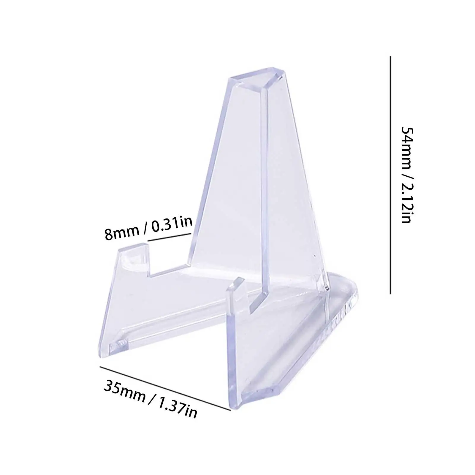 New Practical Large PSA Card Stand Display Stand Small Box Paper Clip Holder For Collection Display Stands