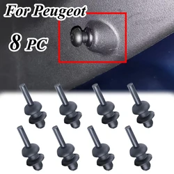8PC For Peugeot 208 I II 306 307 Rear Boot Trunk Parcel Shelf Cord Strap String Clip Mounting Hook Bracket 699218 2000 2008 2009