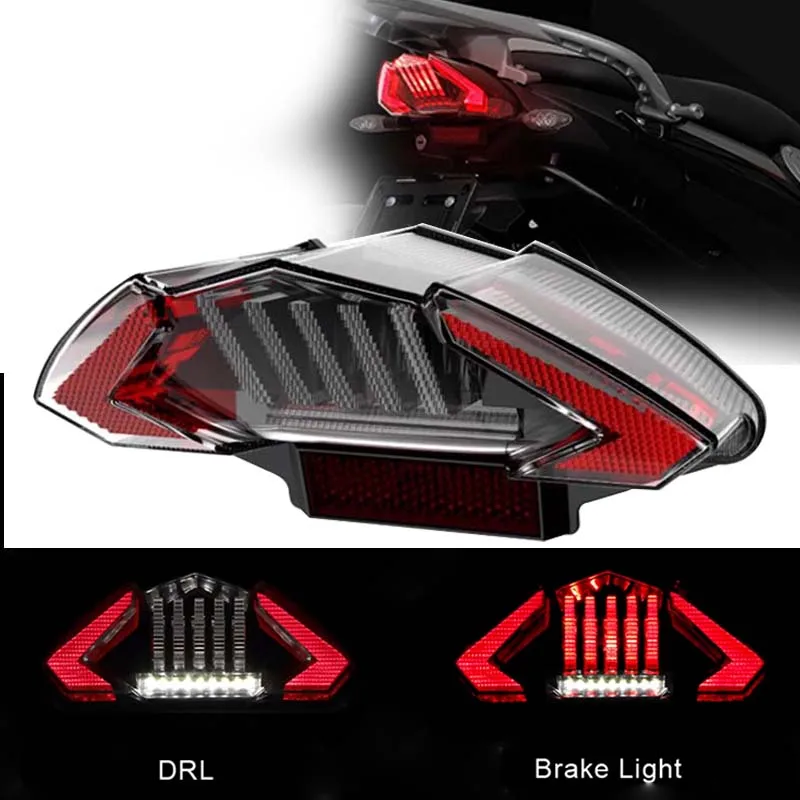 1x светодиодный задний фонарь для мотоцикла, задний фонарь для мотоцикла, отражатель, стоп-сигнал для BMW F650GS ST F800S ST R1200 GS Emark