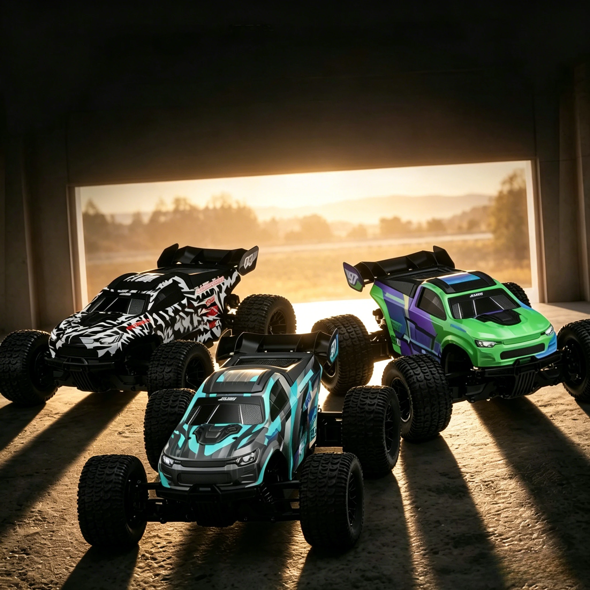 SC10 1/10 4WD Remote Control Car 80km/h Brushless Electric Climbing Car High-Speed Professional Simulation Toy Car