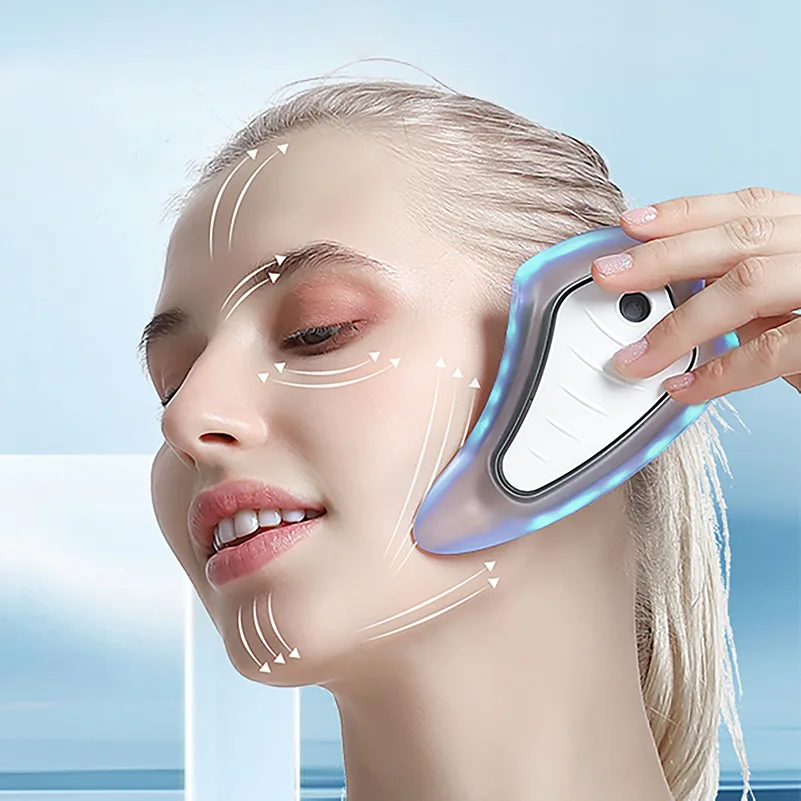 

Electric Household Beauty Board Facial Massager Scraping Skin Ccare Vibration Massager