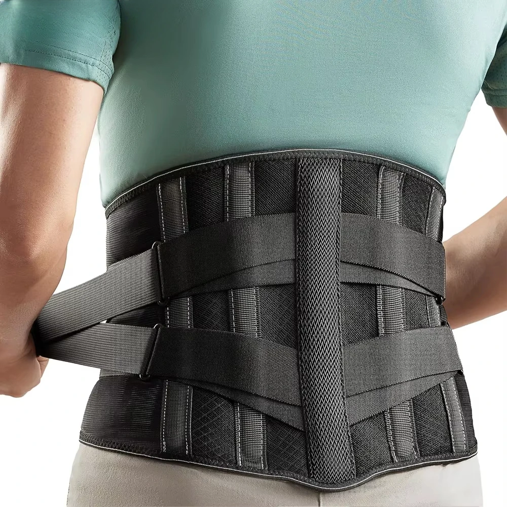 

Back Brace for Lower Back Pain Relief Men Women,Breathable Back Support Brace with 3D Lumbar Support Pad for Lifting At Work