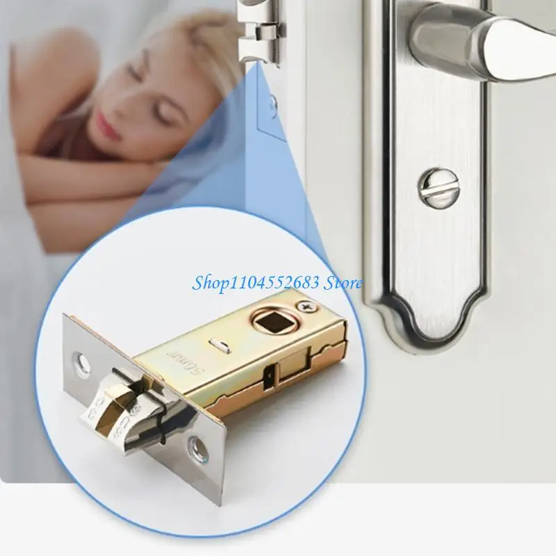 

Y6GD Multipurpose Metal Fork Mortice Latches Convenient Accessory Portable for Both Right and Left Hand Opening Door