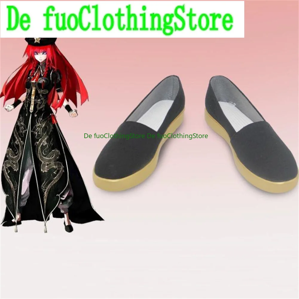 Hon Meirin Hong Meiling Touhou Project Project Shrine Maiden Cosplay Shoes Boots Game Anime Halloween Christmas DefuoClothing