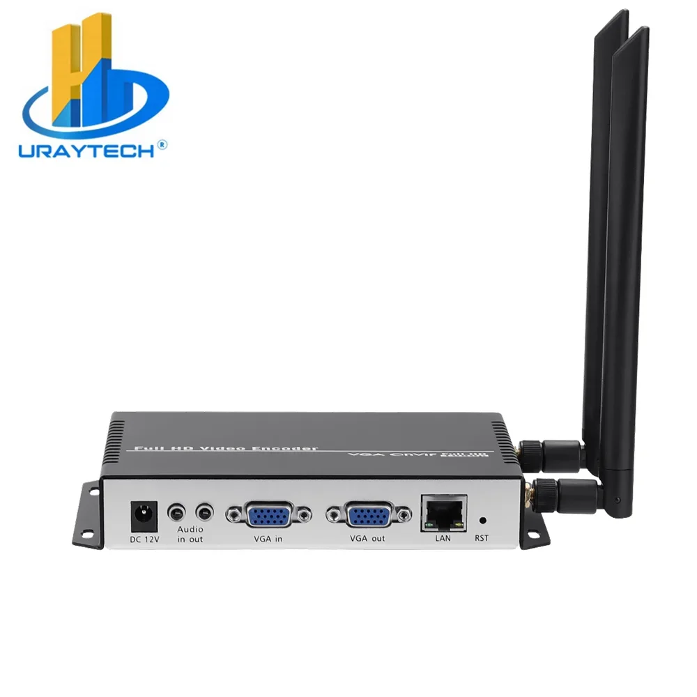 Encoder video VGA H.264 Onv Se WIFI Youtube Trasmissione Monitor computer Ip Rtmp Video Streaming live