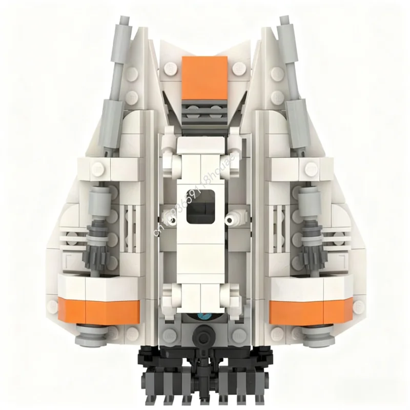 245 Stück MOC Snowspeeder Minifigur Scale Star Battle Modell Bausteine Kinderidee Modulares Bastelspielzeug Geburtstag Weihnachtsgeschenke