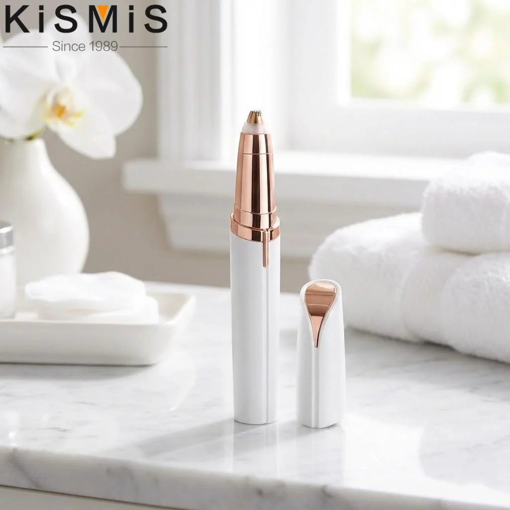 USB Rechargeable Mini Eyebrow Trimmer for Women Painless Facial Hair Removal Shaver Epilator Pen Kit