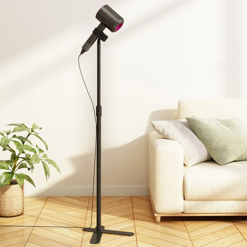 Floor Standing Lazy Hair Dryer Bracket Free Hand Punch-free Hairdryer Holder Hanging Rack