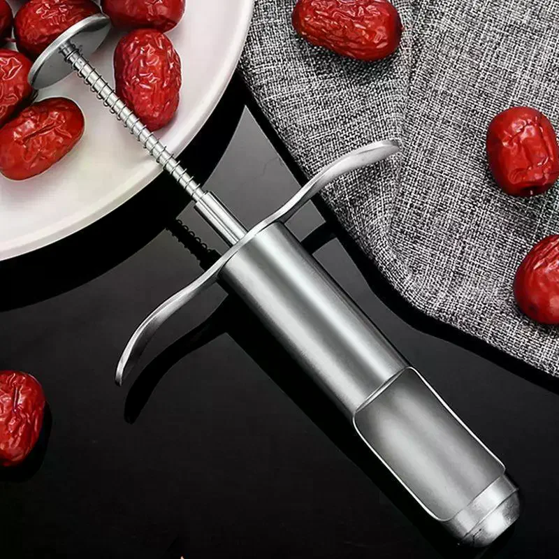 1 Pcs Cherry Olive Pitter Cherry Corer Pitter Tool Cherry Seed Remover Stoner Corer Tool Multi-Function Fruit Pit Remover
